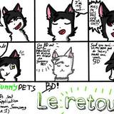 Reprise de la Yummypets BD de Nuage. Plus vous en demanderez , plus j'en ferai , vous pourrez même être dedans.