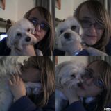 Moment calins avec maman devant l'ordi :) &hearts;