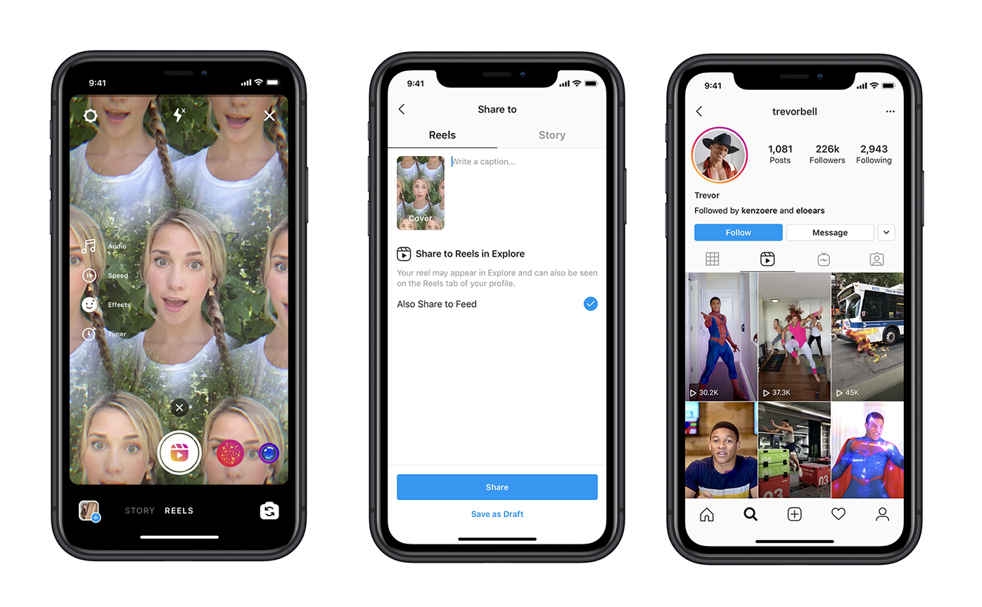 Instagram has a new feature called 'Reels' — new TikTok competitor