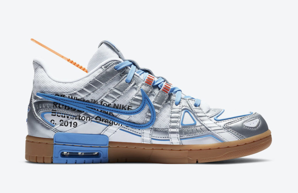 Off white nike air rubber dunk university blue Clearance