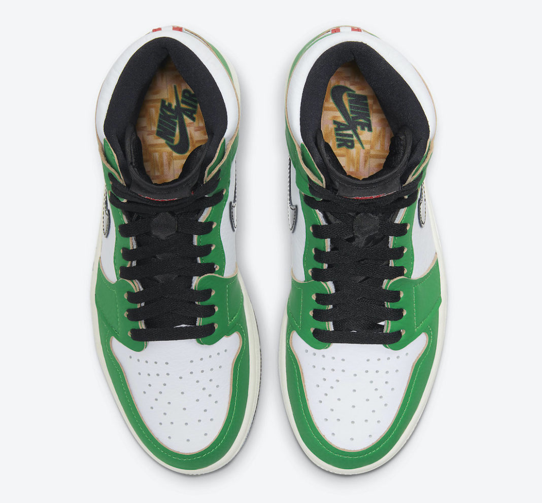 lucky green jordan 1
