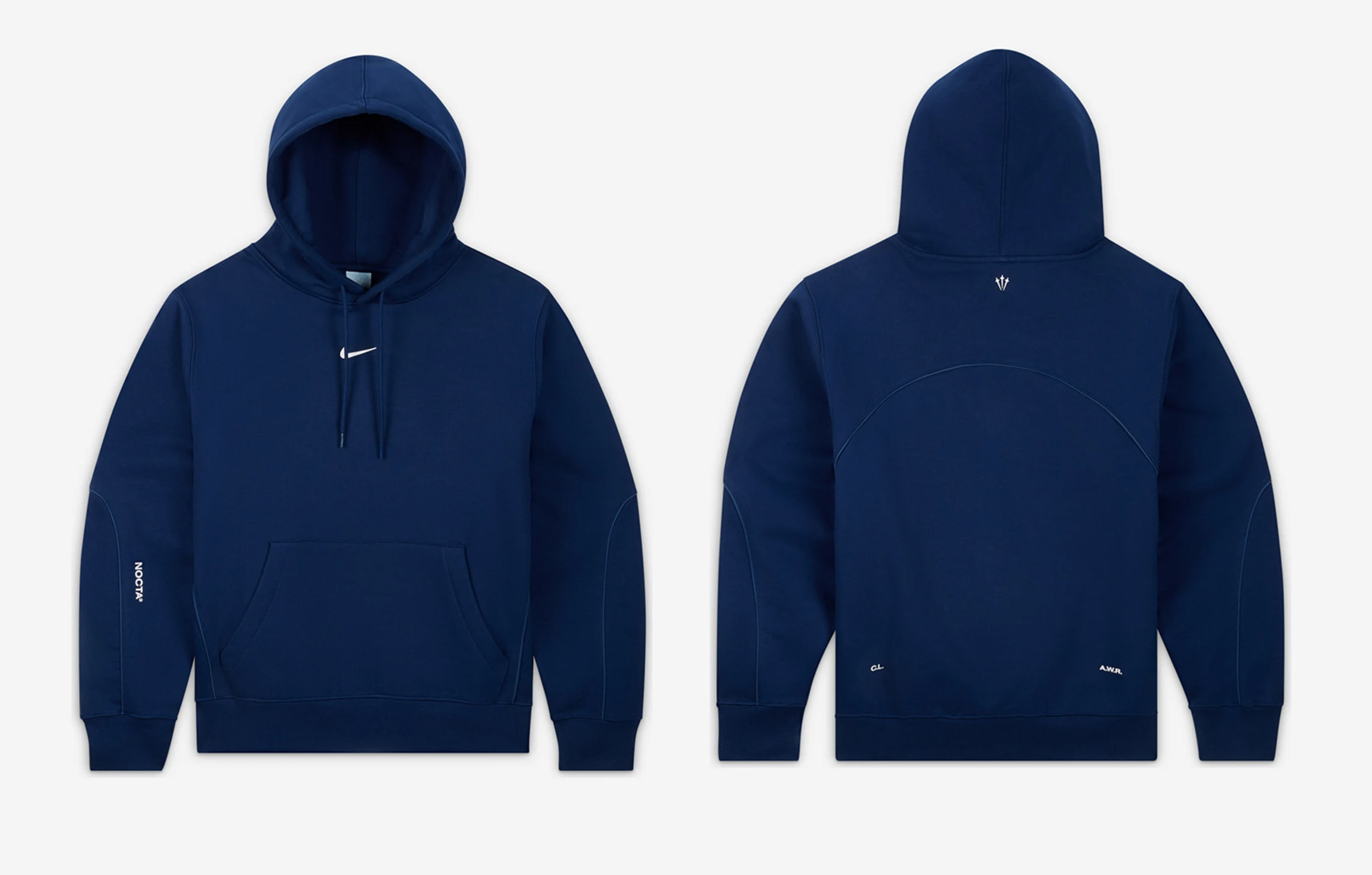 nocta cardinal stock navy hoodie