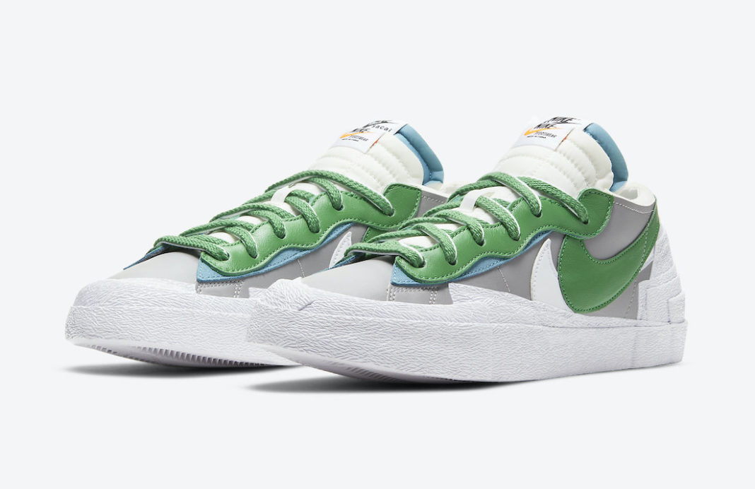 sacai × NIKE BLAZER LOW ORANGE GREEN○関税・送料無料○ sacai × NIKE BLAZER LOW ORANGE GREEN○関税・送料無料