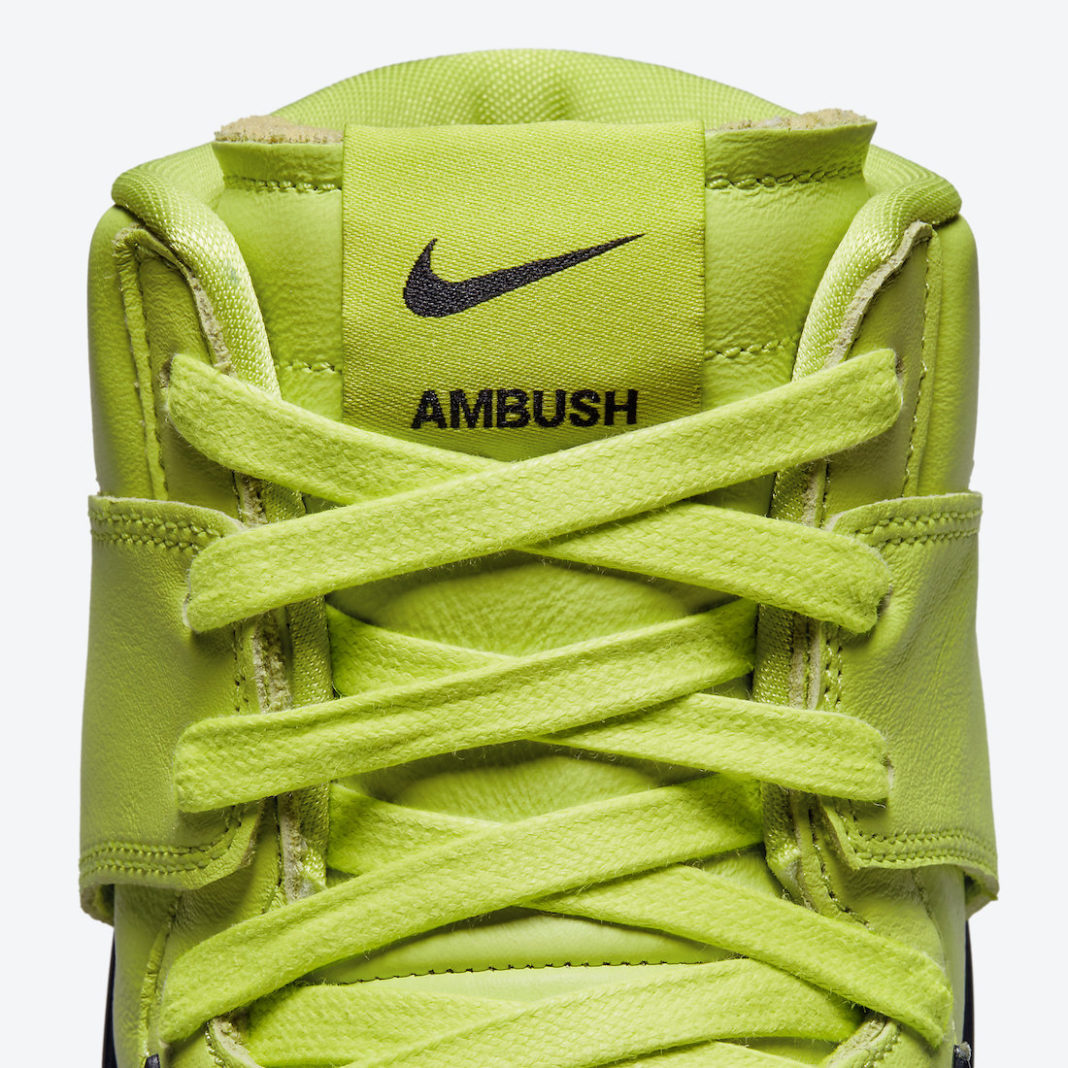 dunk high flash lime