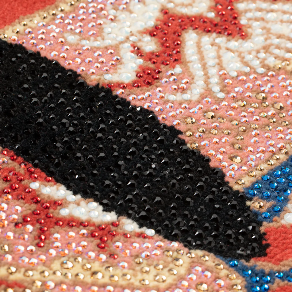 Market Smiley Rug This 1 of 1 MARKET x Smiley carpet with Swarovski crystals costs +R ...