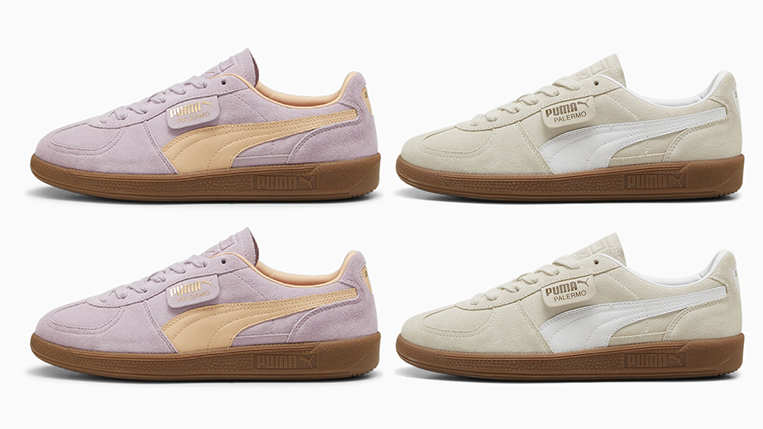 PUMA PALERMO new colourways “Grape Mist” and “Alpine Snow”