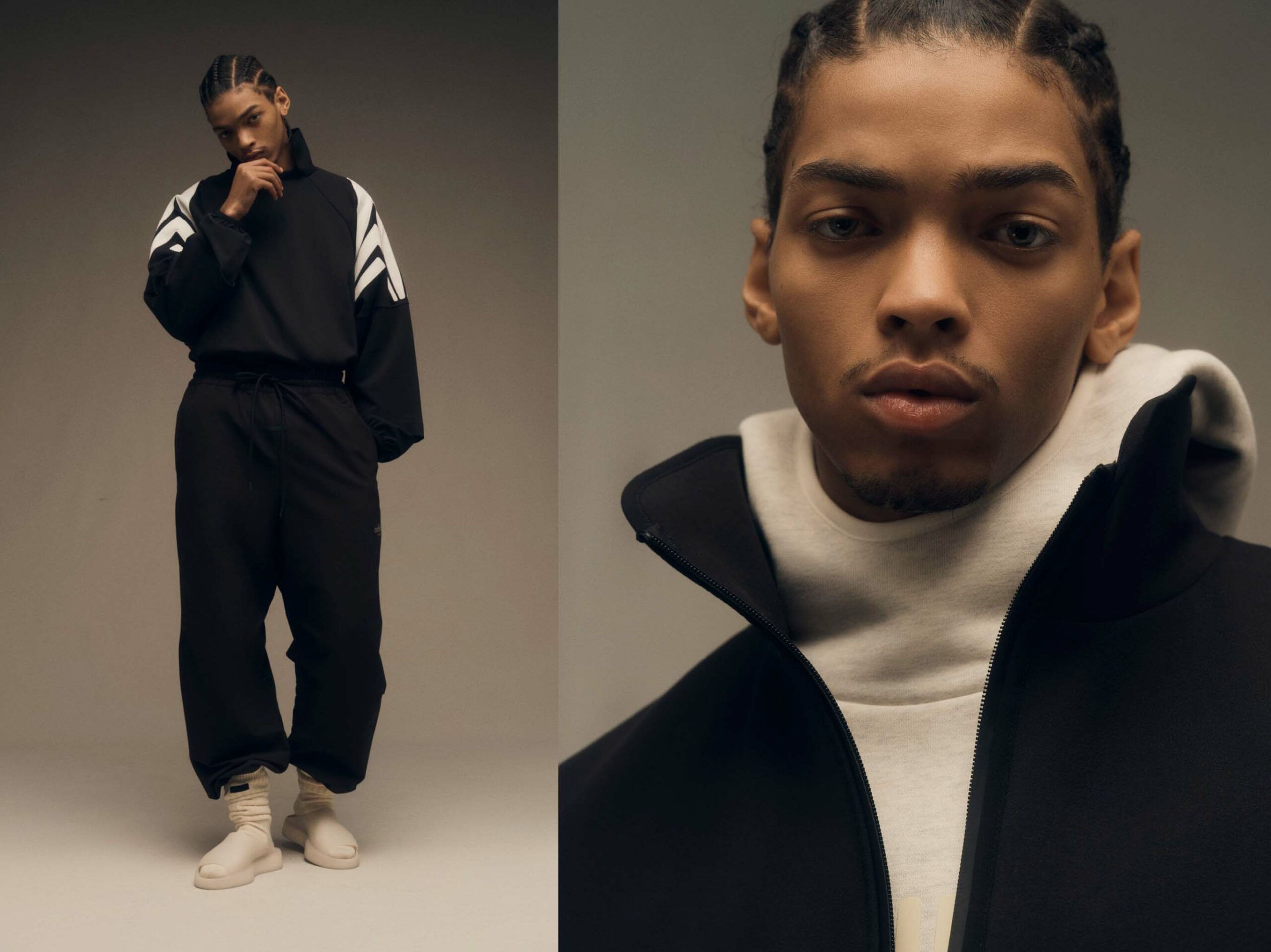 adidas FEAR OF GOD ATHLETICS スエード フリース adidas Originals x Fear of God ATHLETICS Men's Suede Fleece