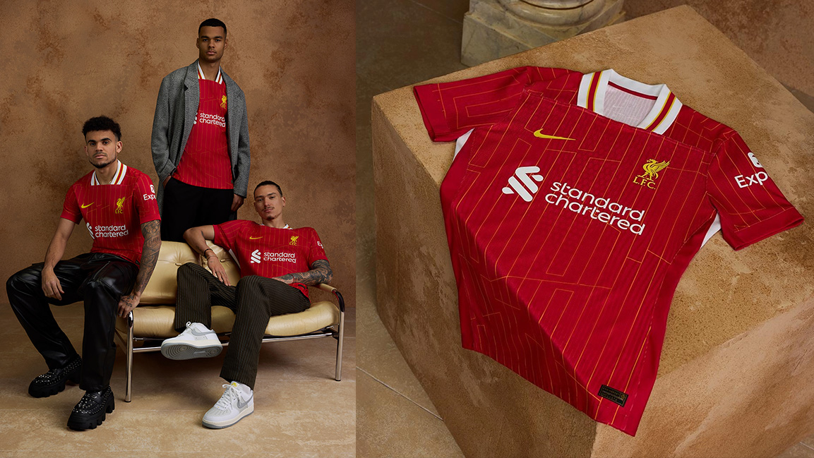 Liverpool's Nike Home Kit for 2024/25 Season