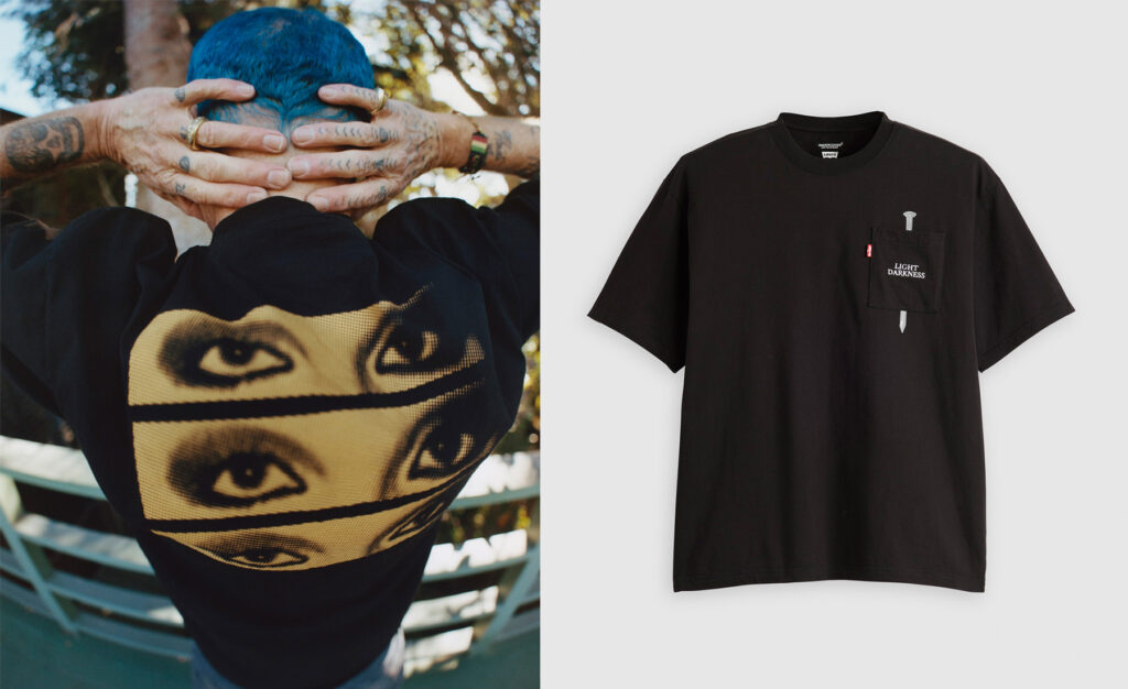 LEVI'S® X UNDERCOVER LONG SLEEVE TEE L Levi's x UNDERCOVER＞ LONG SLEEVE TEE