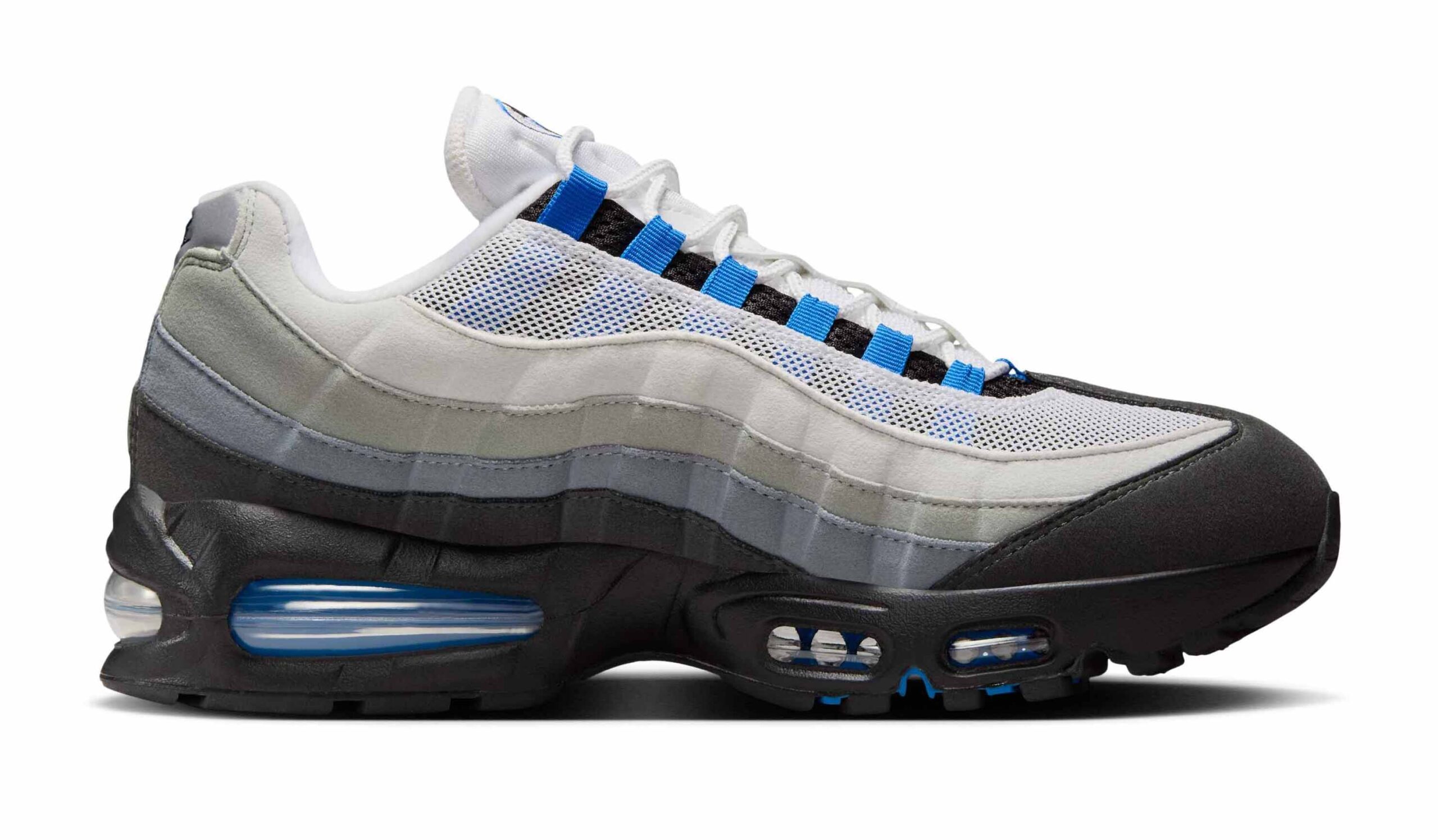 靴 Nike Air Max 95 \"Cool Grey / Blue Spark\" Nike Air Max 95 'Cool Grey Blue Spark' – Limited Edt