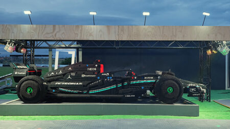 LEGO unveils life-size Mercedes-AMG F1 made of 192,937 LEGO bricks