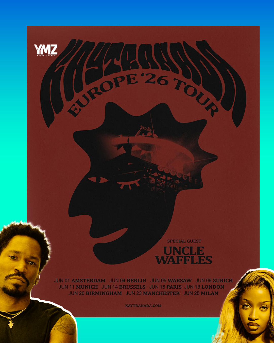Uncle Waffles To Join Kaytranada For His UK And Europe Tour