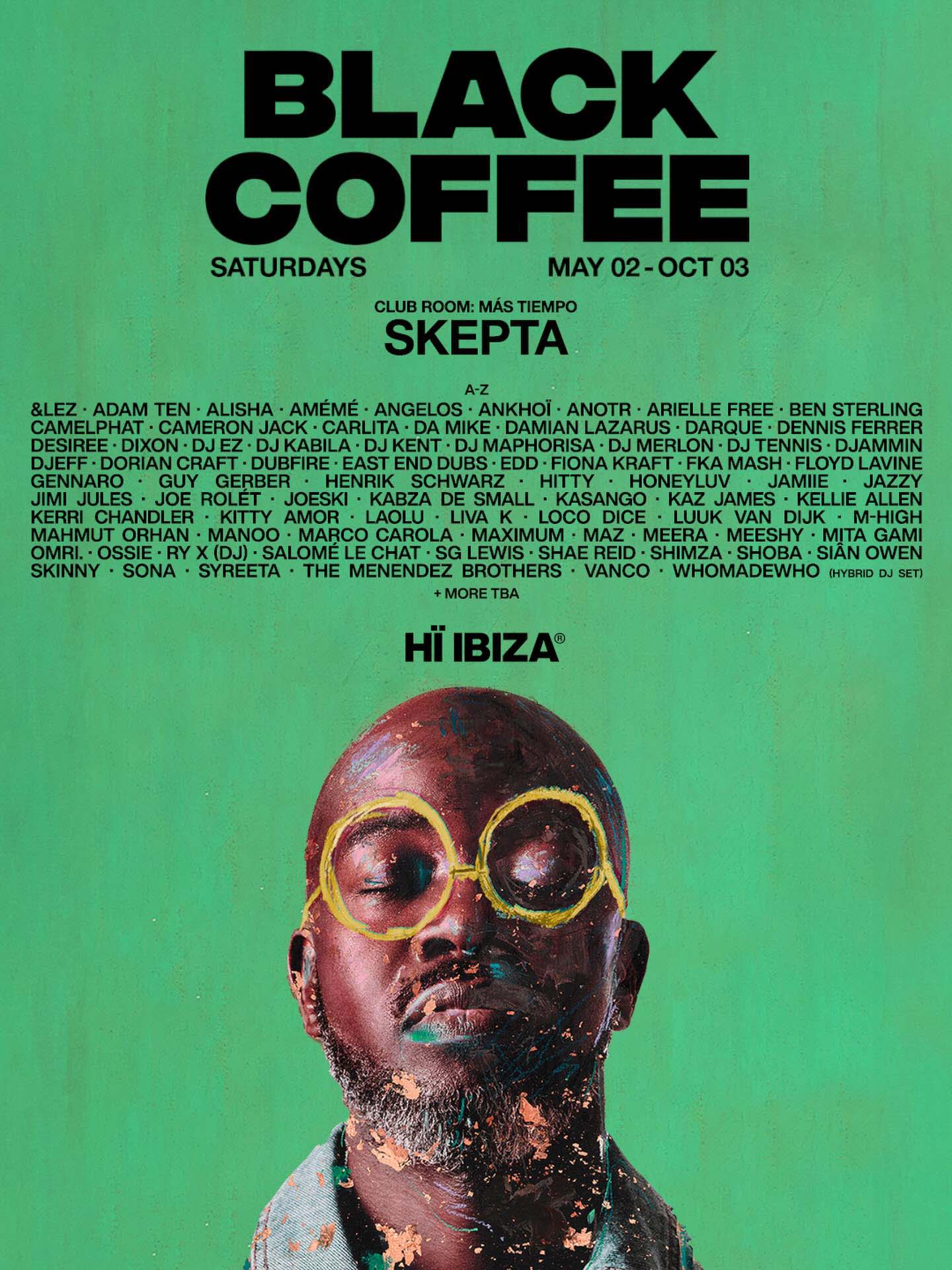 Black Coffee taps Kabza, Maphorisa, DJ Kent for Hï Ibiza