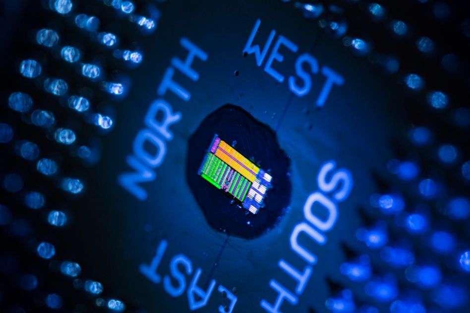 Optoelectronic microprocessors built using existing chip manufacturing
