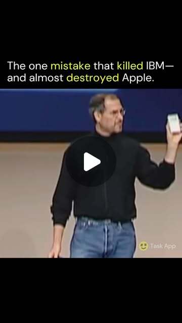 Entrepreneurs on Instagram: "IBM wrote processes. Steve broke them. Turns out, breaking them pays better."