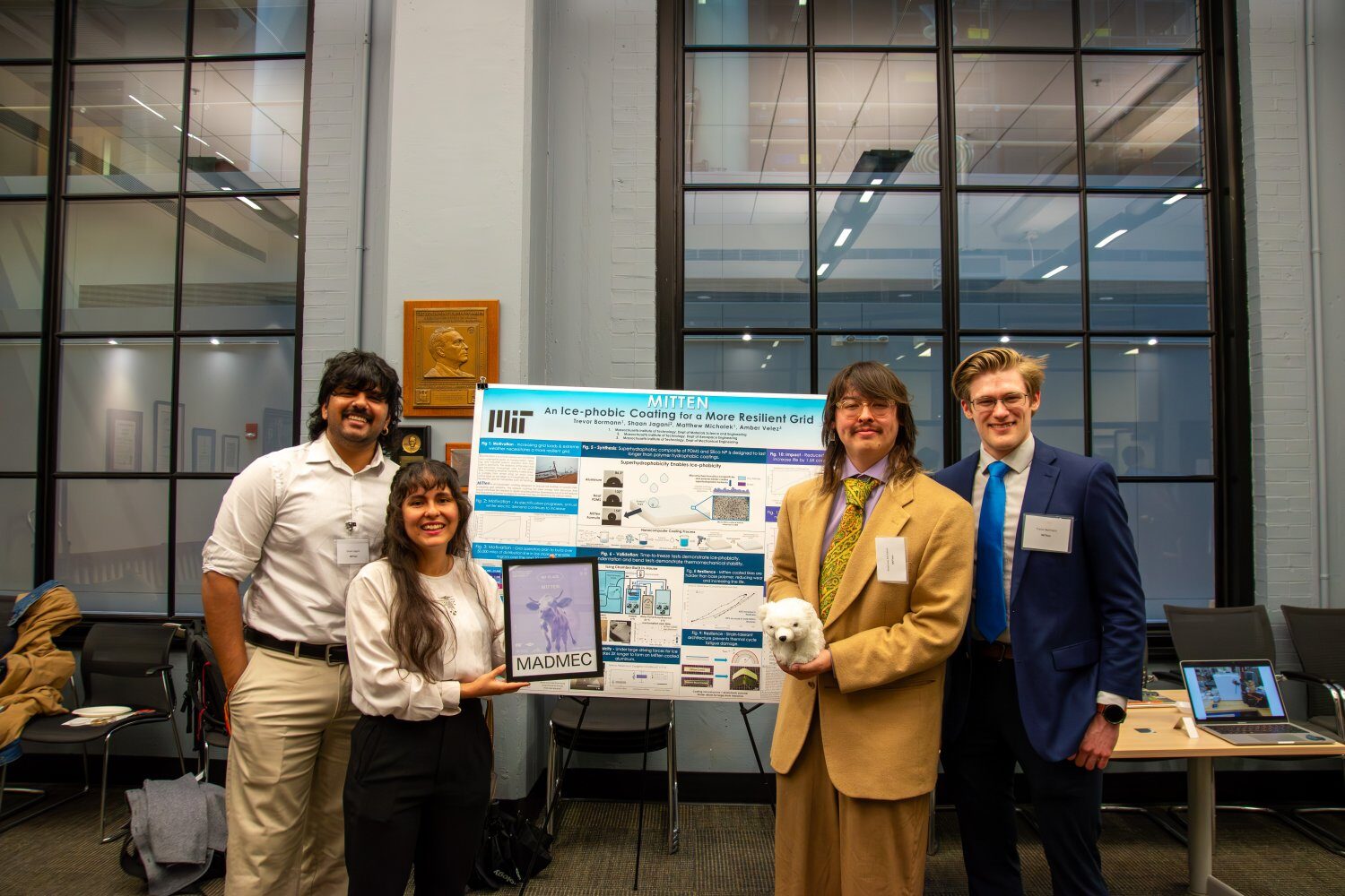 MADMEC winners develop spray-on coating to protect power lines from ice