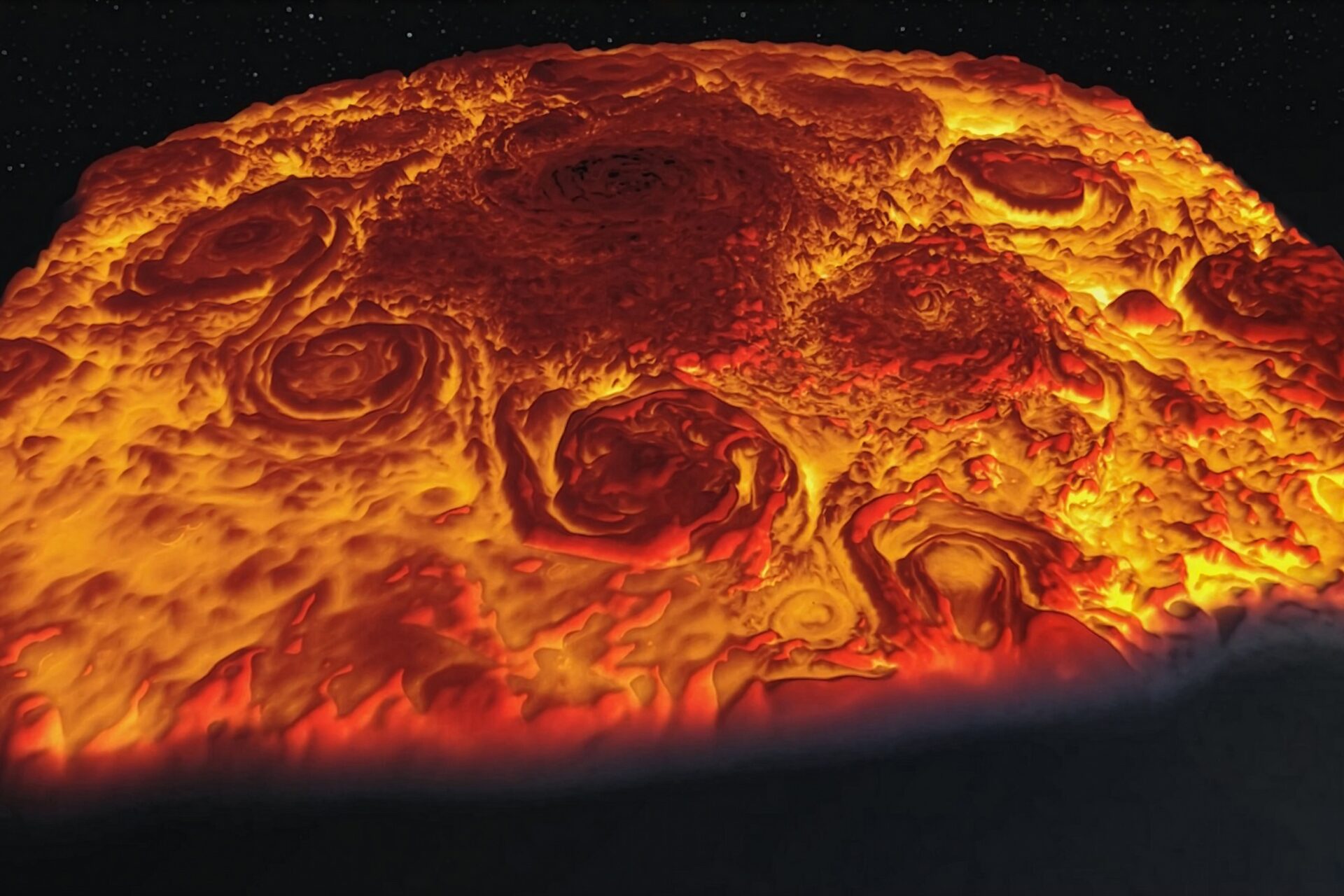 Polar weather on Jupiter and Saturn hints at the planets' interior details