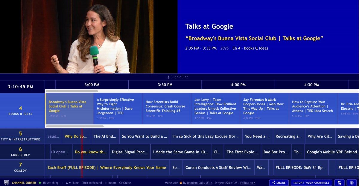 Channel Surfer lets you watch YouTube like it's old-school cable TV | TechCrunch