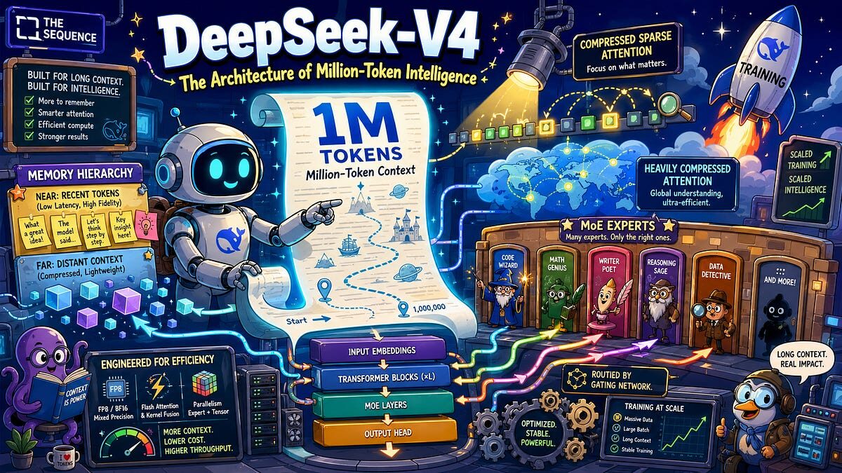 The Sequence AI of the Week #851: DeepSeek-V4 and the Architecture of Million-Token Intelligence