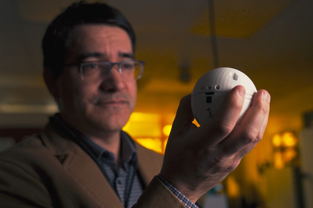 A baseball-sized sensor can detect chemical threats