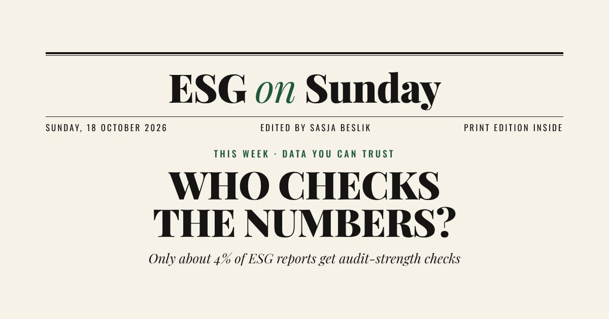 Who checks the climate numbers'