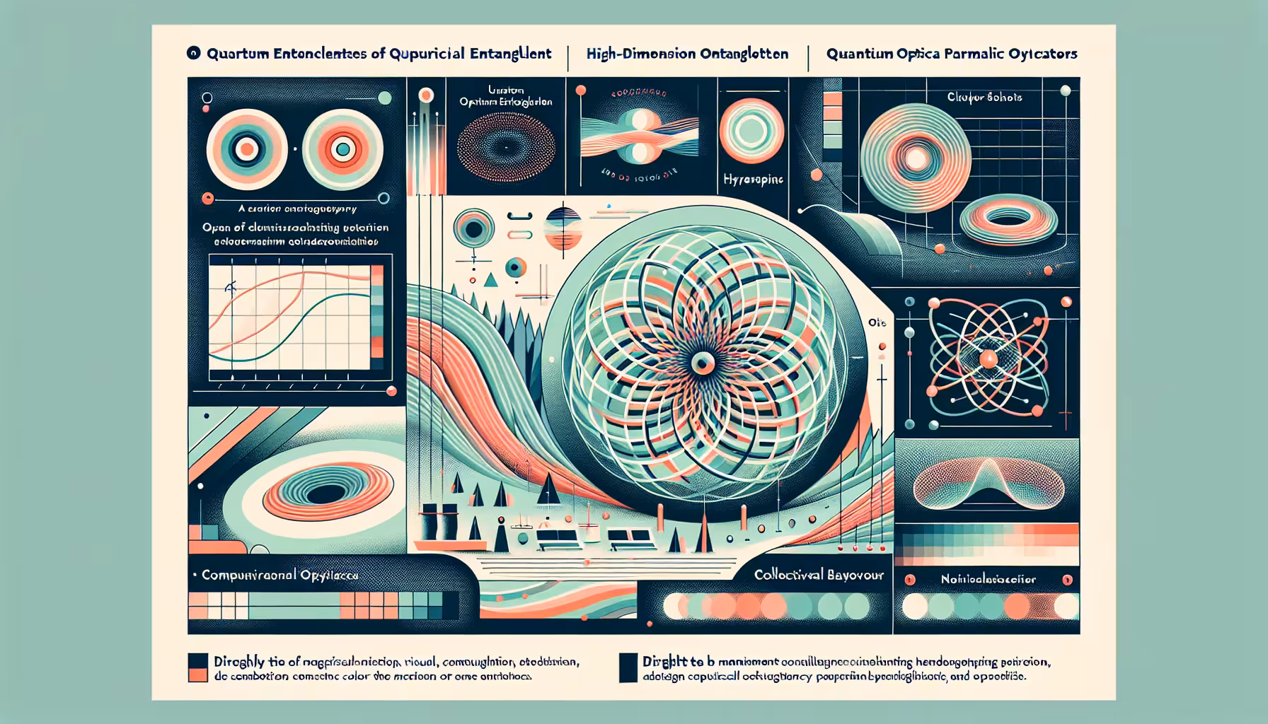 Quantum hyperspins: Highly nonclassical collective behavior in quantum optical parametric oscillators