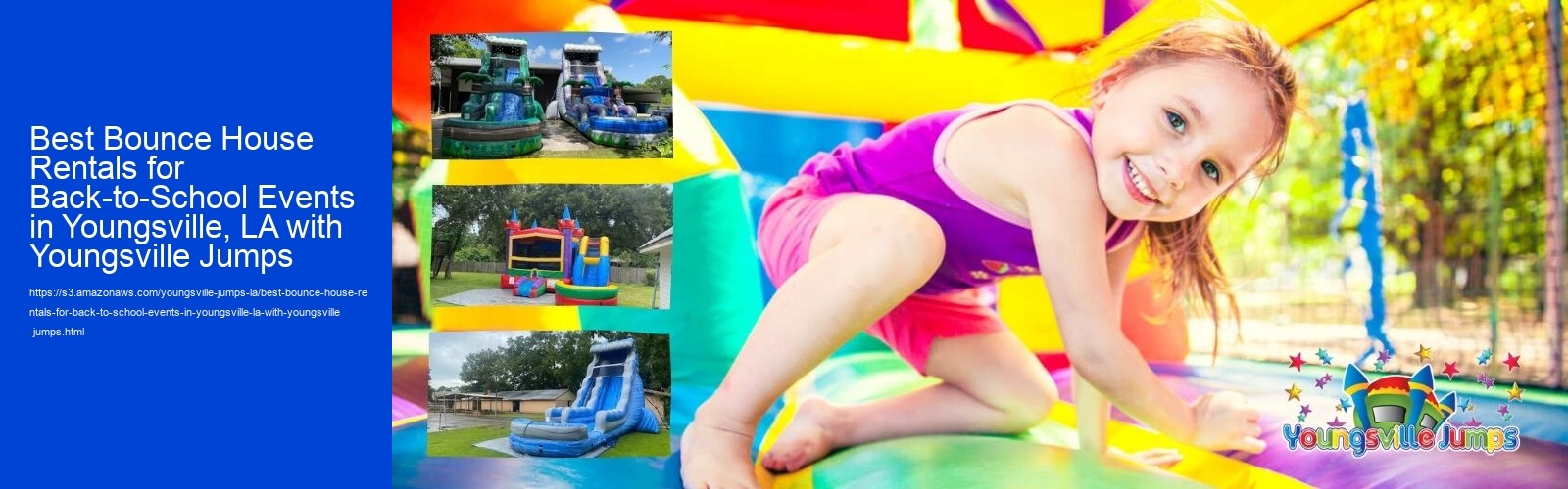 Best Bounce House Rentals for Back-to-School Events in Youngsville, LA with Youngsville Jumps