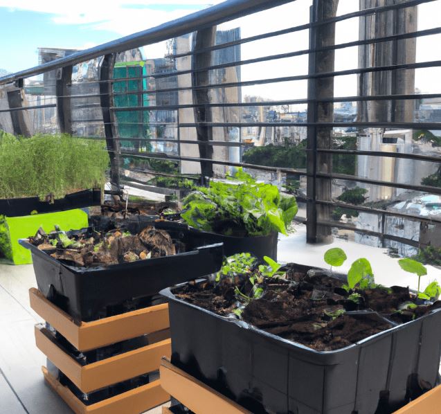 Modern pots and planters