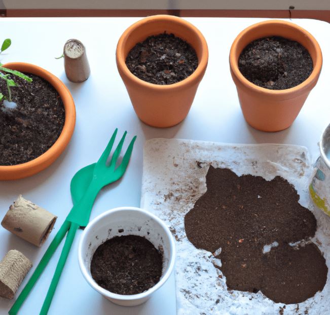 Palm pots and planters