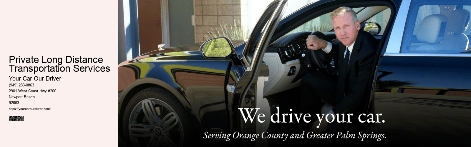 Private Long Distance Transportation Services