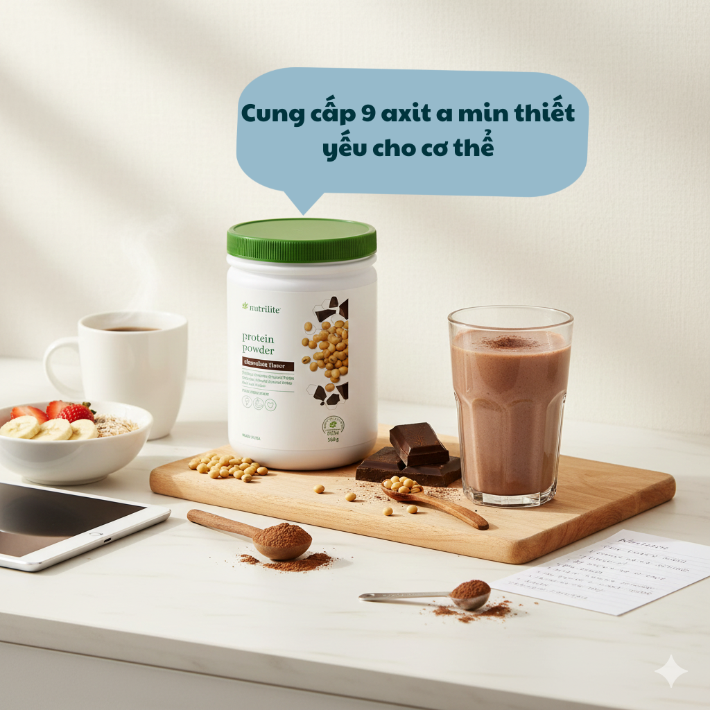 TPBS Nutrilite Protein Powder vị Sô-cô-la (500g) protein scl wed 2