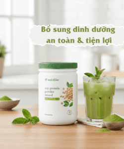 TPBS Nutrilite Protein Powder - vị trà xanh protein tra xanh wed 3