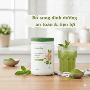 TPBS Nutrilite Protein Powder - vị trà xanh protein tra xanh wed 3