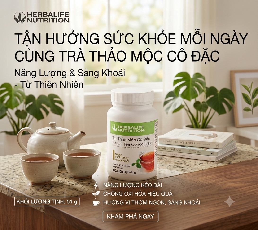 Trà Thảo Mộc Cô Đặc (51g) (Truyền Thống) tra thao moc tt wed 2