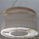Crystal Bars Chandelier by Rainbow