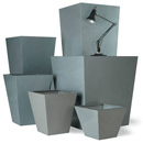 Geometric Tapered Square Planter