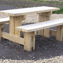 Green Oak Picnic Set