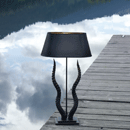 Kudo Table Lamp CW BLK / Gold SH