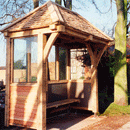 The Green Oak Bus Stop by Timber Intent