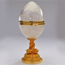 ROCK CRYSTAL DOLPHIN-EGG