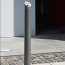 Dual Purpose Bollard and Ashtray: Trash&Go