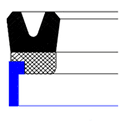 Single Acting Piston Seal - GPW