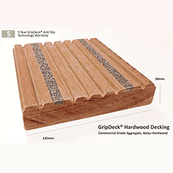 GripDeck® HW – Hardwood Anti Slip Decking