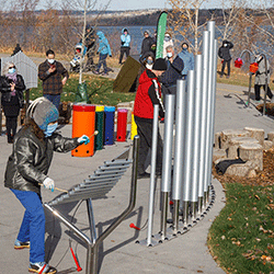 Outdoor Musical Instruments Used to Create a Positive Legacy and Promote Healing after Tragedy