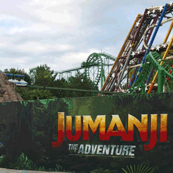 The first Jumanji-themed dark ride opens at Merlin's Gardaland Resort
