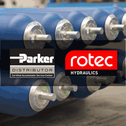 Rotec achieves Parker Certified Accumulator Service Centre recertification