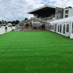 300m2 of Artificial Turf for Worcester Racecourse