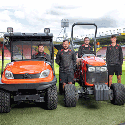 Compact tractors? It’s Kubota or nothing for Watford Football Club!