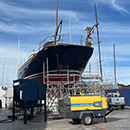 Superyacht Maintenance Powered by Atlas Copco Portable Compressors