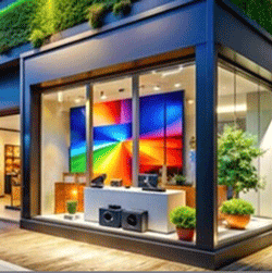 'Ad Promotion' without limits with the new Super-Slim Window Facing Displays by WTD